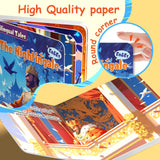 High-quality paper detail from The Nightingale storybook