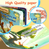 High-quality paper detail from The Monkey and the Fishermen book