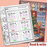 CVC Blending and Missing Sounds Workbook for Kids, Early Phonics Activity Book with Short A Word Practice, Sound Recognition, Word Building, and Fun Literacy Learning