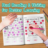 Kids word work activity book for focus vocabulary and fine motor practice