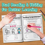 Kids comprehension workbook for short story reading and answer practice