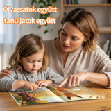 Ages 4-8 Hungarian-English story reader for screen-free fable time
