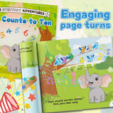 Ellie Counts to Ten Children's Picture Book product image 5 showing printed book details for screen-free reading and learning