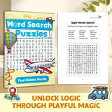 Sight Words Search Workbook: Find and Highlight product image 7 showing printed book details for screen-free reading and learning