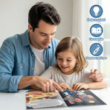 Ages 4-8 French-English story reader for screen-free fable time