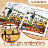 Busy Construction Site Spot the Difference Book for Kids product image 6 showing printed book details for screen-free reading and learning