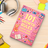 101 Growth Rules Every Girl Should Know product image 10 showing printed book details for screen-free reading and learning