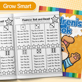 Fluency Roll and Read Workbook for Kids, Early Reading Practice Book with Sentence Fluency, Word Recognition, Roll and Read Activities, and Fun Literacy Learning