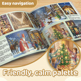 Our Christmas Holiday Picture Book for Kids product image 6 showing printed book details for screen-free reading and learning