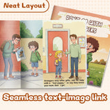 Don't Go With Strangers Safety Picture Book for Kids product image 5 showing printed book details for screen-free reading and learning