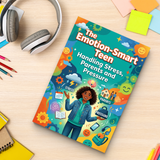 The Emotion-Smart Teen product image 10 showing printed book details for screen-free reading and learning