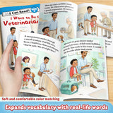 I Want to Be a Veterinarian Early Reader Book for Kids, Beginner Learn to Read Picture Book, First Words and Phonics Storybook About Caring for Animals