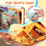 High-quality paper detail from The Pied Piper of Hamelin book