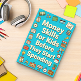 Money Skills for Kids Before They Start Spending product image 10 showing printed book details for screen-free reading and learning