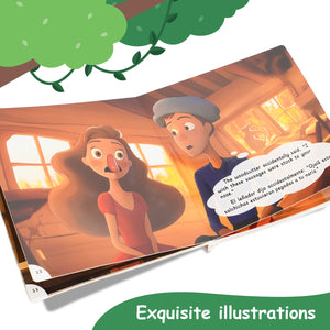 Paired Mounting-Bilingual Tales: The Three Wishes – English & Spanish Storybook