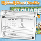 Alphabet Worksheets: Trace Read Copy product image 6 showing printed book details for screen-free reading and learning
