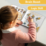 Tiny Explorers Maze Book 5: Farm Scenes product image 6 showing printed book details for screen-free reading and learning