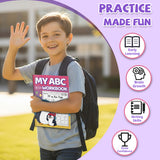 Children's ABC workbook with picture cue practice