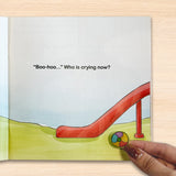 Daily Fun Stickers: I Won't Cry Picture Book product image 6 showing printed book details for screen-free reading and learning