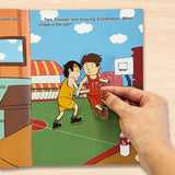 Bright Stickers Book: Fun with Shapes product image 6 showing printed book details for screen-free reading and learning