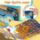 High-quality paper detail from The Eagle and the Arrow storybook