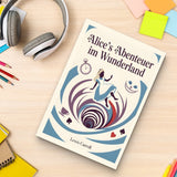 Alice's Abenteuer im Wunderland German Edition - Illustrated Fantasy Classic product image 9 showing printed book details for screen-free reading and learning