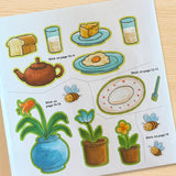 Daily Fun Stickers: I Can Do It Myself product image 6 showing printed book details for screen-free reading and learning