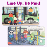 Fun Science Flip Book City Bus Interactive Picture Book for Kids product image 6 showing printed book details for screen-free reading and learning