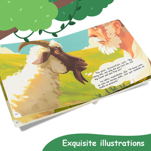 Paired Mounting-Bilingual Tales: The Goatherd and the Wild Goats – English & Spanish Storybook