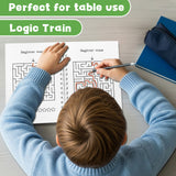 Kids Maze Workbook Set: 4-Level Progression product image 6 showing printed book details for screen-free reading and learning