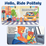 Fun Science Flip Book Taxi Interactive Picture Book for Kids product image 6 showing printed book details for screen-free reading and learning