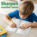 Sudoku Puzzle Book: Think Solve Repeat 4-Book Set product image 10 showing printed book details for screen-free reading and learning
