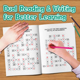 Kids arithmetic practice book for missing numbers and early calculation confidence