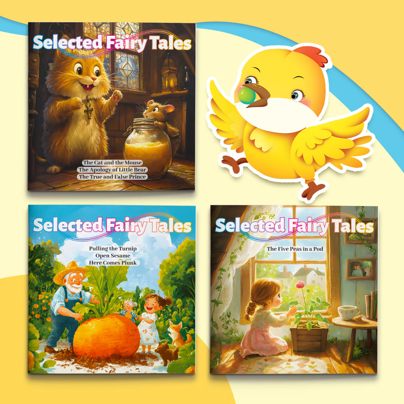 Selected Fairy Tales 3-Book Set Cat Turnip and Five Peas cover
