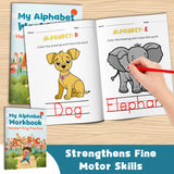 My Alphabet Workbook for early literacy and fine motor skills