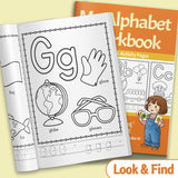 Preschool ABC workbook with picture vocabulary