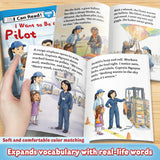 I Want to Be a Pilot Early Reader Book for Kids product image 6 showing printed book details for screen-free reading and learning