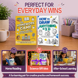 3D Drawing and Homework Skills 2-Book Set physical printed book set image 5, bundle ISBN 9798904665241