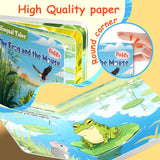 High-quality paper detail from The Frog and the Mouse book