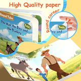 The Man, the Boy, and the Donkey Bilingual Storybook for Kids, English and Spanish Picture Book, Classic Moral Tale for Early Reading, Language Learning and Bedtime Reading