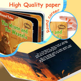 High-quality paper detail from The Mouse and the Weasel storybook
