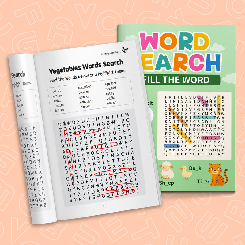 WORD SEARCH: Fill the Word – Fun Word Puzzle Game for Kids