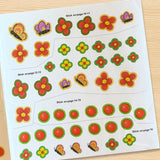 Daily Fun Stickers: Let's Go on a Trip product image 6 showing printed book details for screen-free reading and learning
