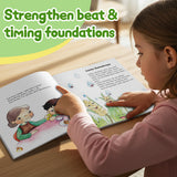 Everyday Rhymes Musical Nursery Rhyme Book product image 6 showing printed book details for screen-free reading and learning