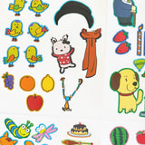 Match and Play Bright Stickers Book for Kids product image 6 showing printed book details for screen-free reading and learning