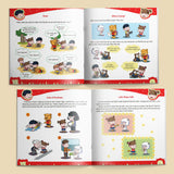 Printed preschool classroom preparation book for confidence building