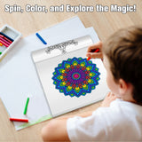 Pattern Playtime Kaleidoscope Coloring Book product image 6 showing printed book details for screen-free reading and learning