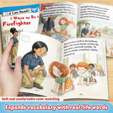 I Want to Be a Firefighter Early Reader Book for Kids product image 6 showing printed book details for screen-free reading and learning