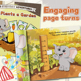 Ellie Plants a Garden Children's Picture Book product image 5 showing printed book details for screen-free reading and learning