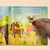 Smart Stickers: On the Farm product image 6 showing printed book details for screen-free reading and learning